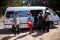 Cusco, Peru: Young men in a car