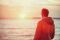 Men Watching Sunset